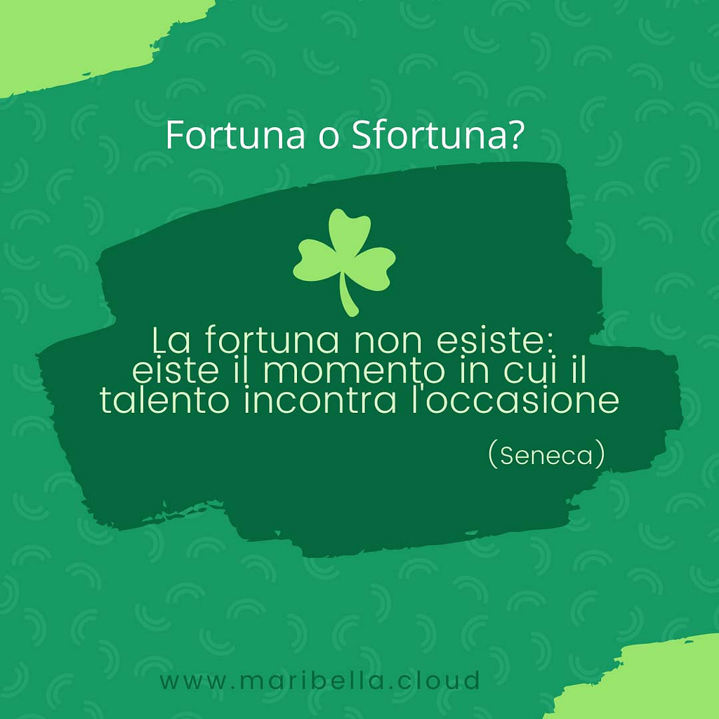 La fortuna non esiste