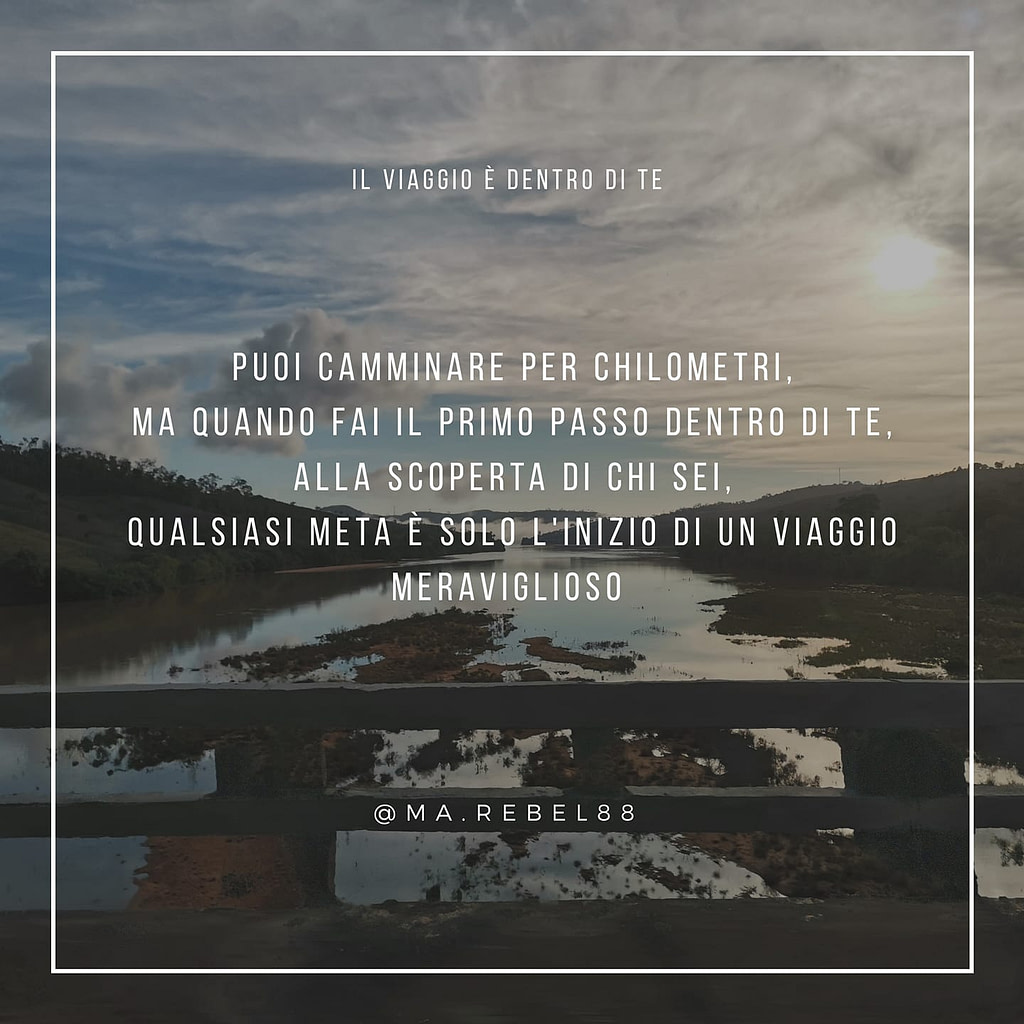 Frase il viaggio è dentro di te